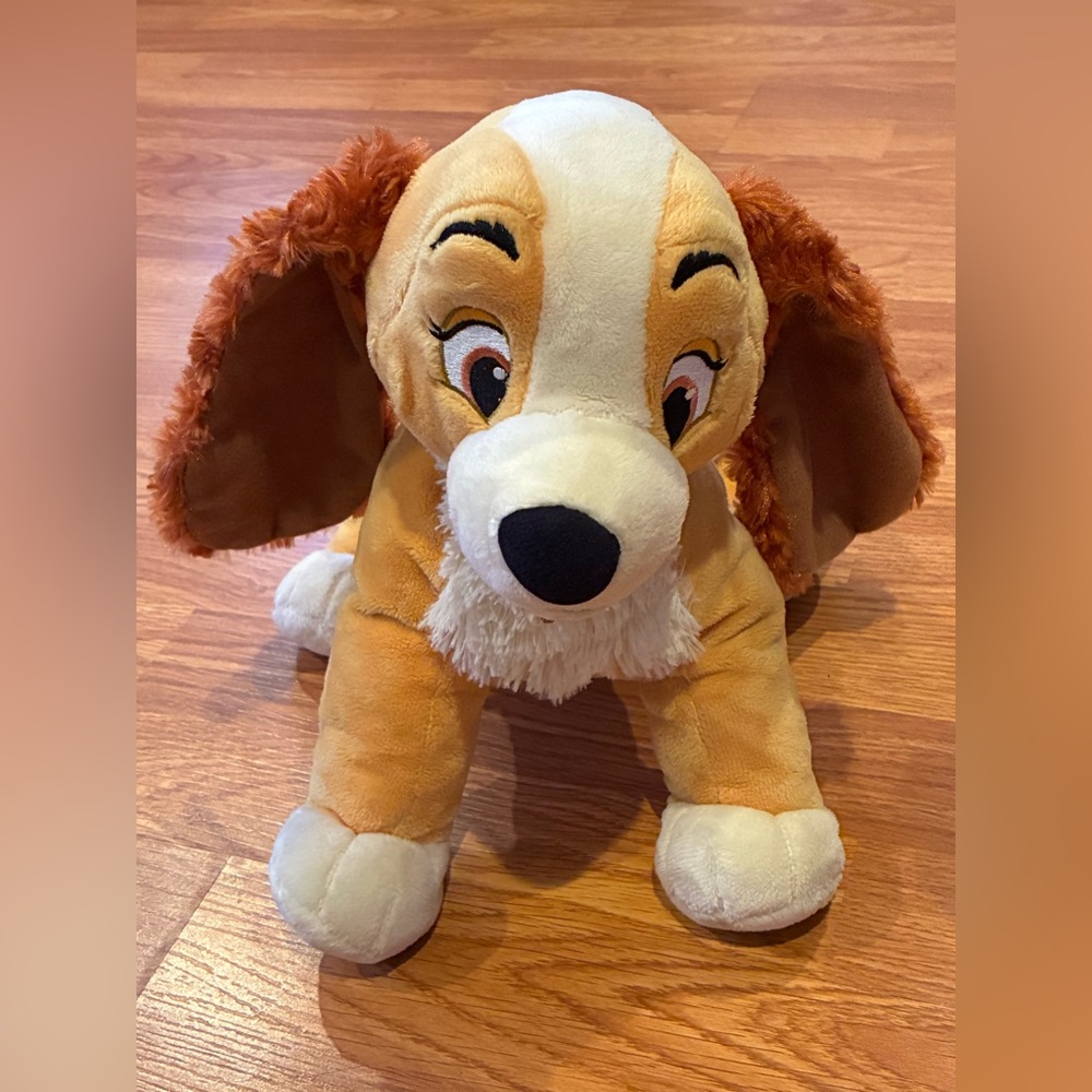 Disney Store Lady And The Tramp Plush 14"